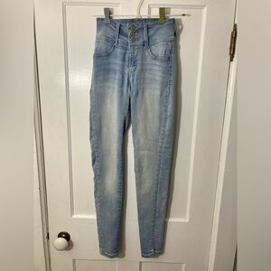 Wallflower Skinny jean light wash size 0